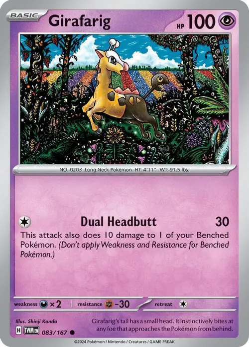 Girafarig card art