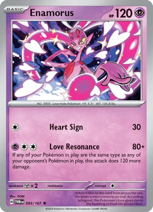 Enamorus - 093/167 card art