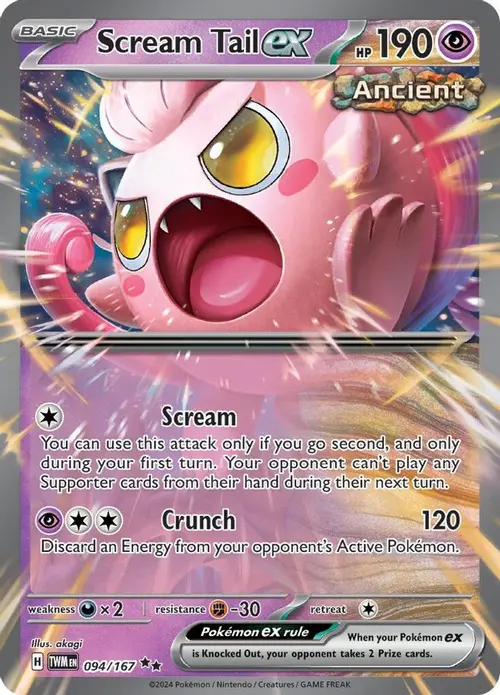Scream Tail ex - 094/167 card art