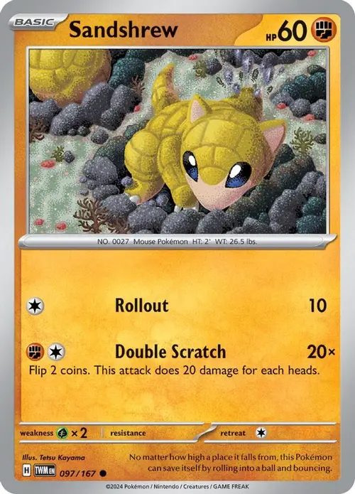 Sandshrew card art