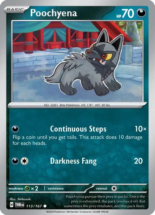 Poochyena card art