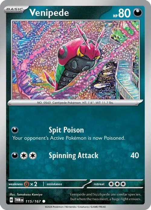 Venipede card art