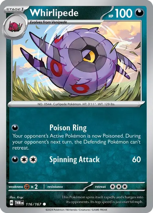 Whirlipede card art
