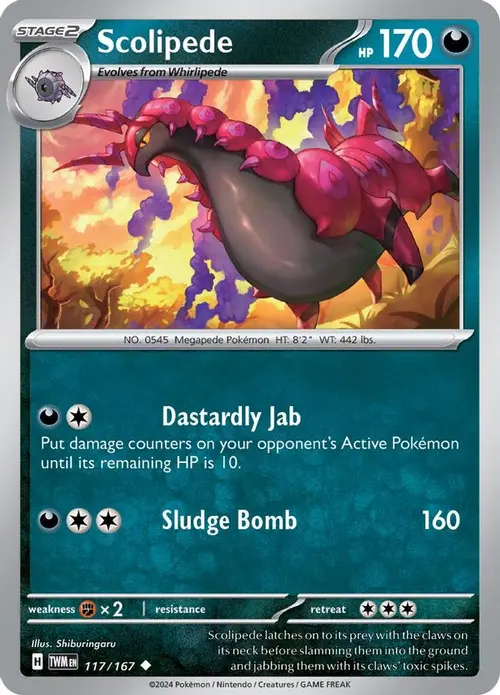 Scolipede card art