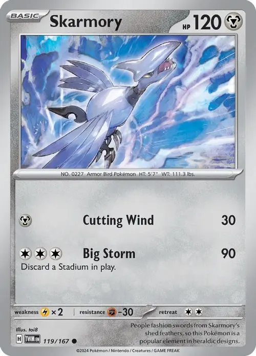 Skarmory card art