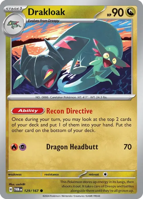 Drakloak card art