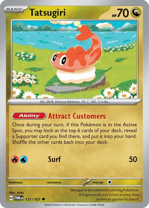 Tatsugiri - 131/167 card art