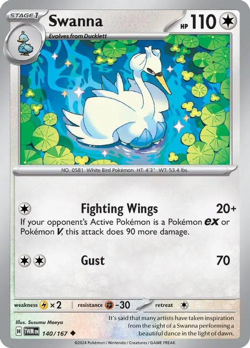 Swanna card art
