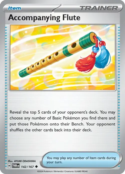 Accompanying Flute card art