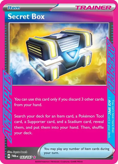 Secret Box card art