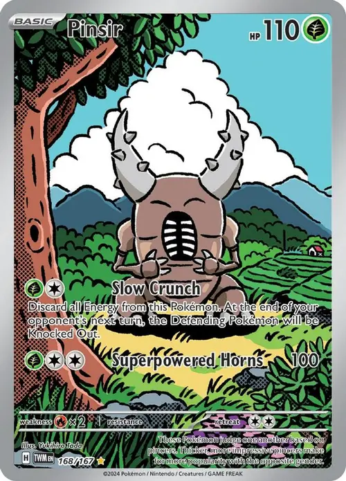 Pinsir - 168/167 card art