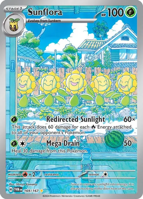 Sunflora - 169/167 card art
