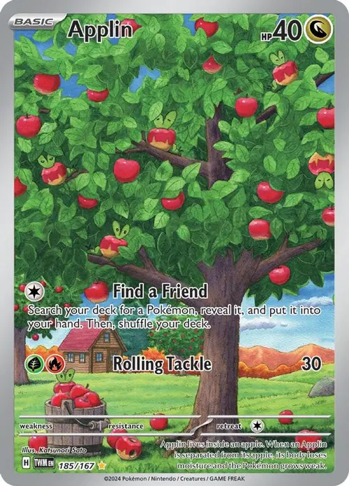 Applin - 185/167 card art
