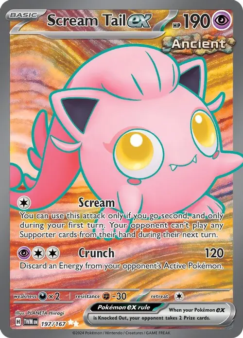 Scream Tail ex - 197/167 card art