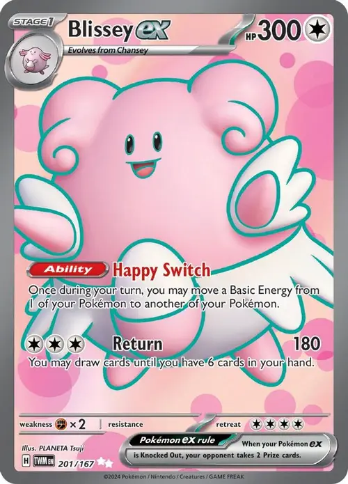 Blissey ex - 201/167 card art