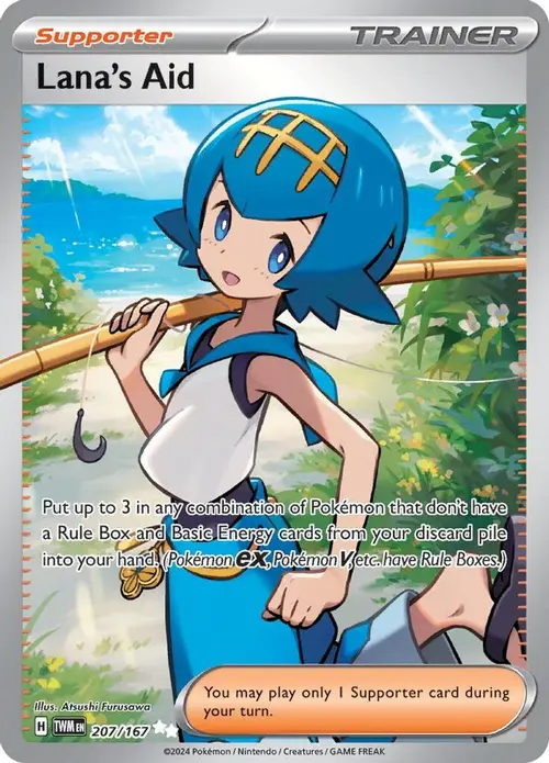 Lana's Aid - 207/167 card art
