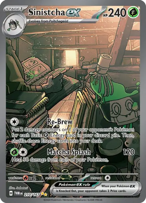 Sinistcha ex - 210/167 card art