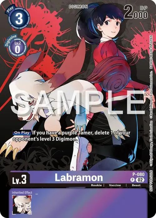 Labramon - P-080 (Official Tournament Pack Vol.13) card art