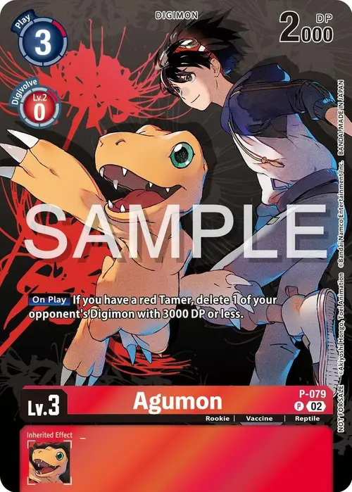 Agumon - P-079 (Official Tournament Pack Vol.13) card art