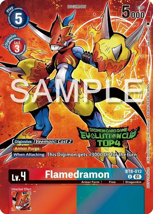 Flamedramon - BT8-012 (2024 Evolution Cup Top 4) card art