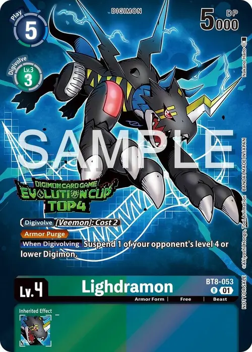 Lighdramon - BT8-053 (2024 Evolution Cup Top 4) card art