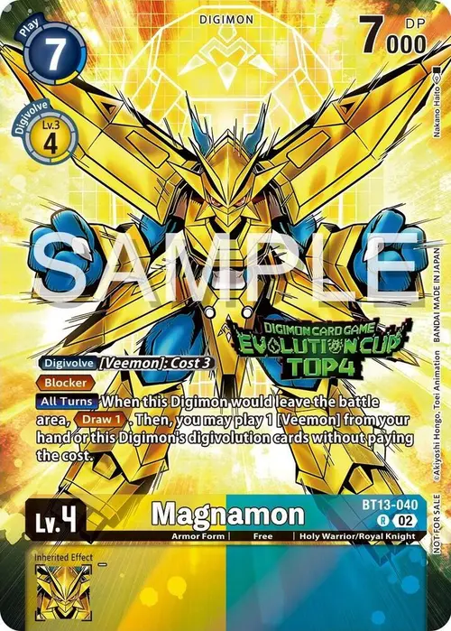 Magnamon - BT13-040 (2024 Evolution Cup Top 4) card art