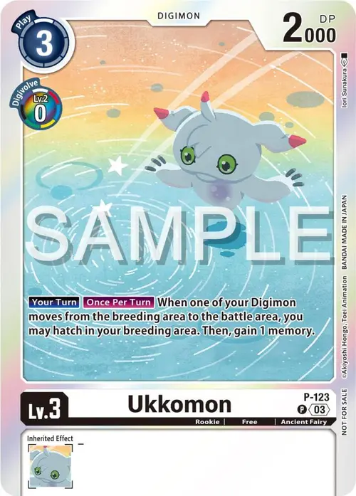 Ukkomon - P-123 (Beginning Observer Pre-Release Winner) card art