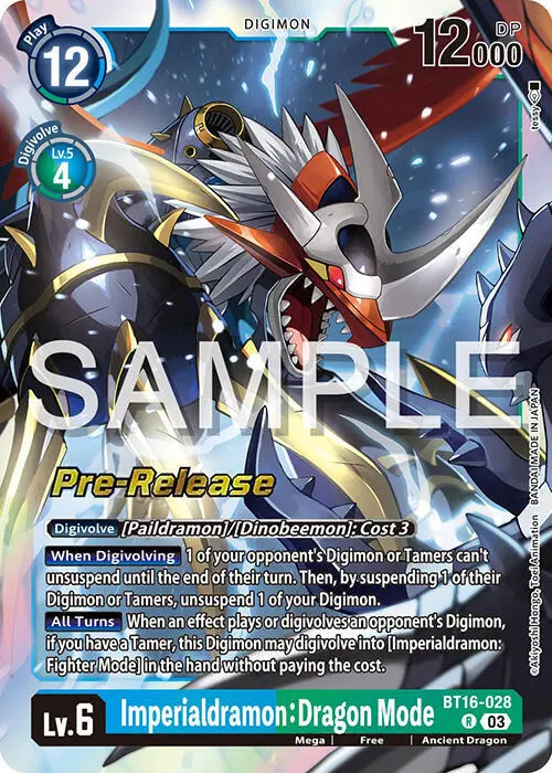 Imperialdramon: Dragon Mode card art