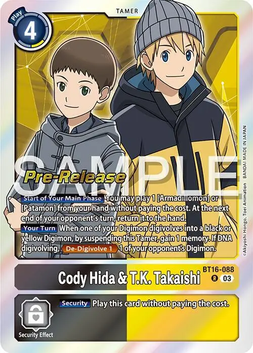 Cody Hida & T.K. Takaishi card art