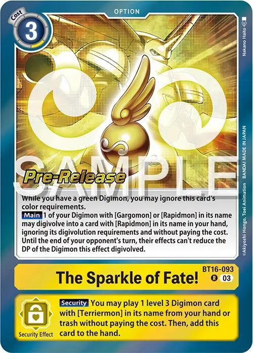 The Sparkle of Fate! card art