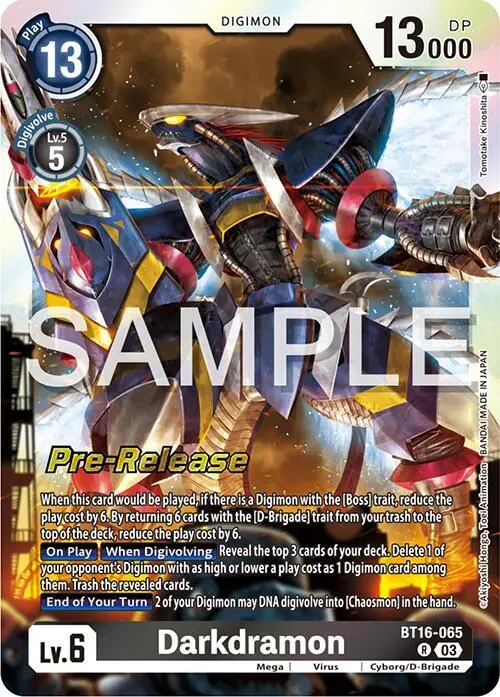 Darkdramon card art
