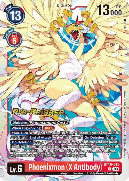 Phoenixmon (X Antibody) card art