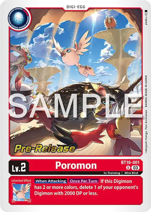 Poromon card art