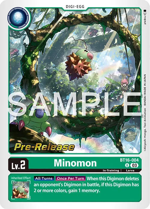 Minomon card art