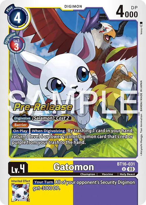 Gatomon card art