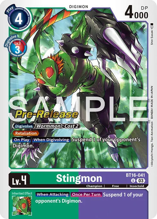 Stingmon card art