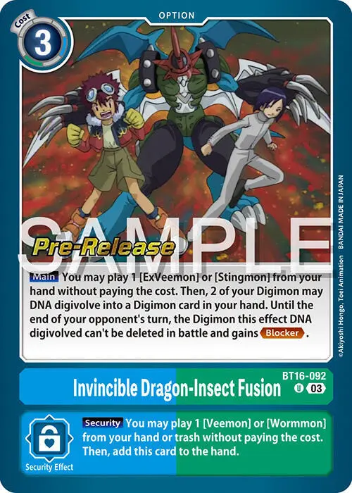 Invincible Dragon-Insect Fusion card art