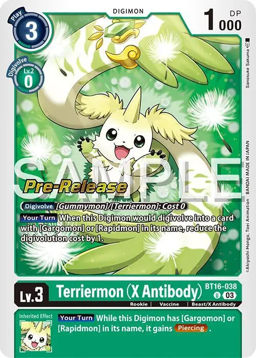 Terriermon (X Antibody) card art