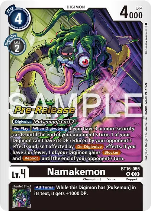 Namakemon card art