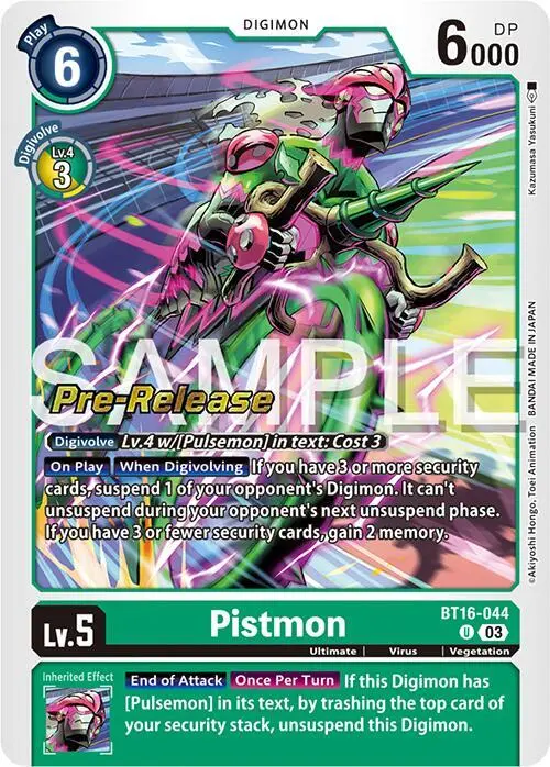 Pistmon card art
