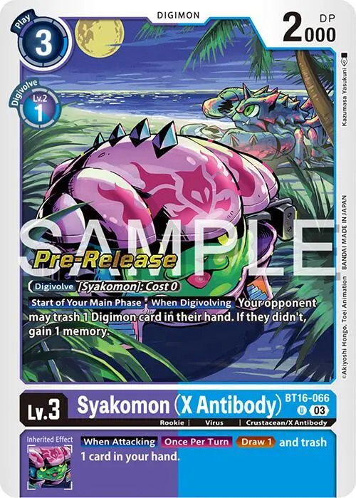 Syakomon (X Antibody) card art