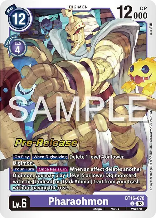 Pharaohmon card art