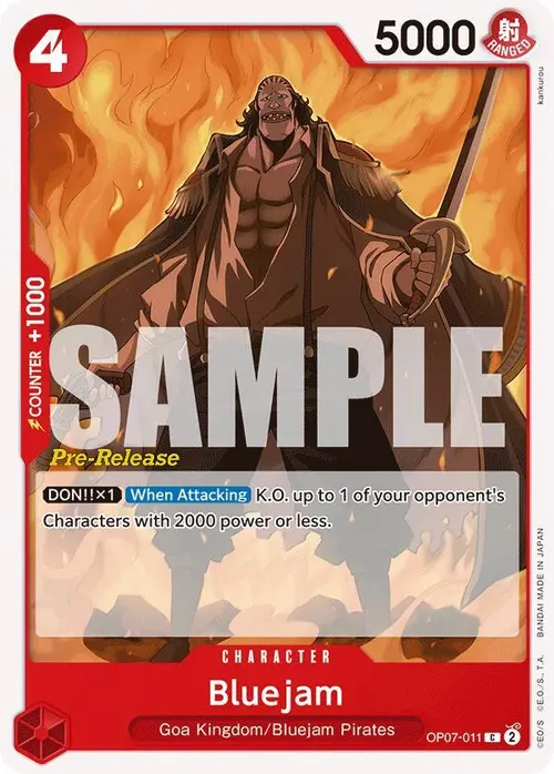 Bluejam card art