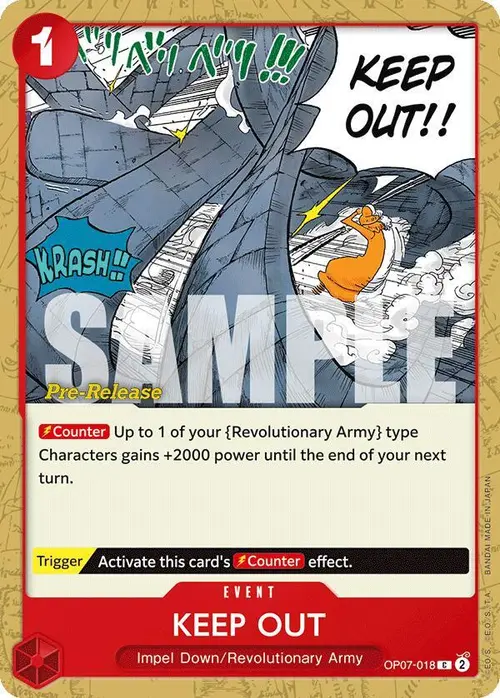 Keep Out card art