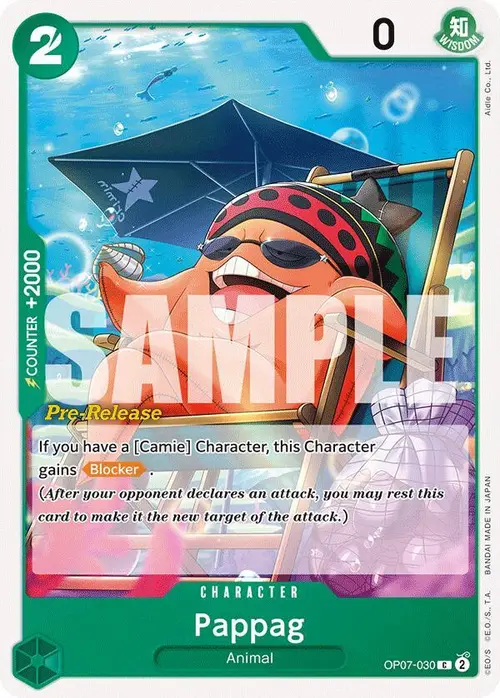 Pappag card art