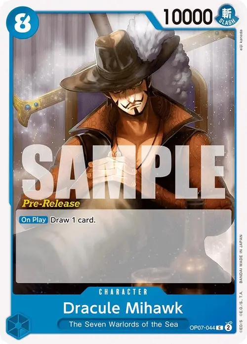 Dracule Mihawk card art