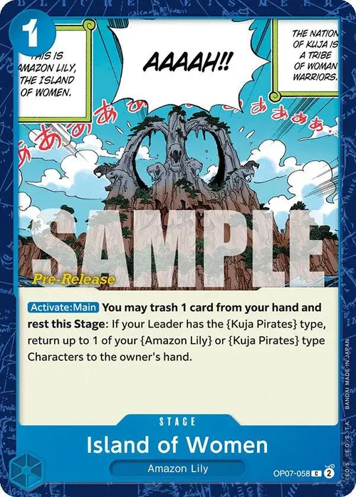 Island of Women card art