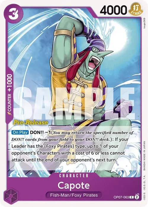 Capote card art