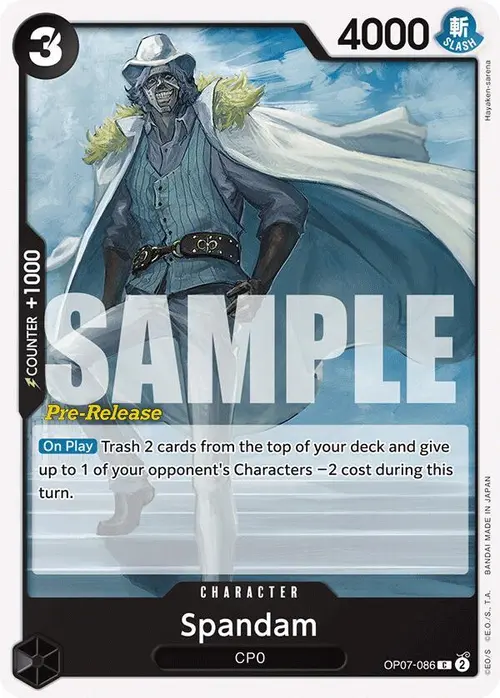 Spandam card art