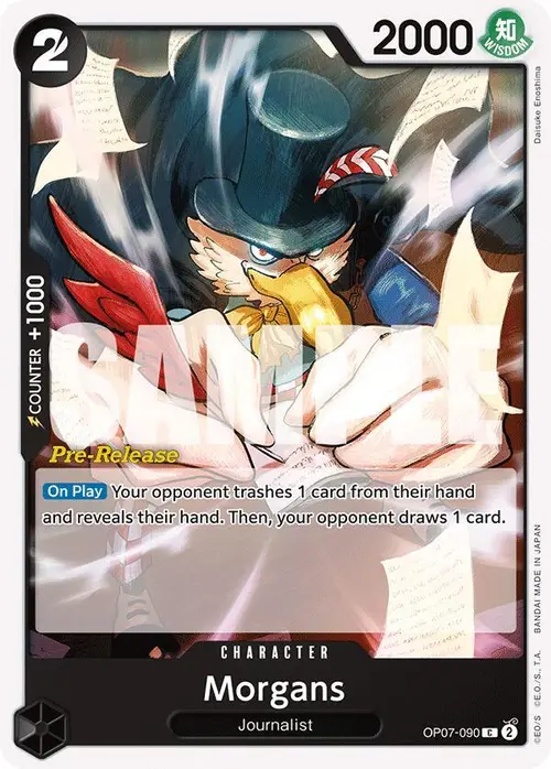 Morgans card art